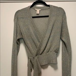 Green sparkle sweater